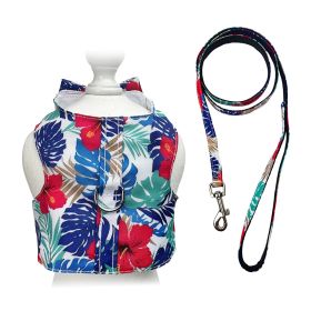 Hawaiian Harness Vest with Matching Leash - XL