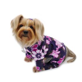 Midnight Garden Fleece Turtleneck Pajamas - S